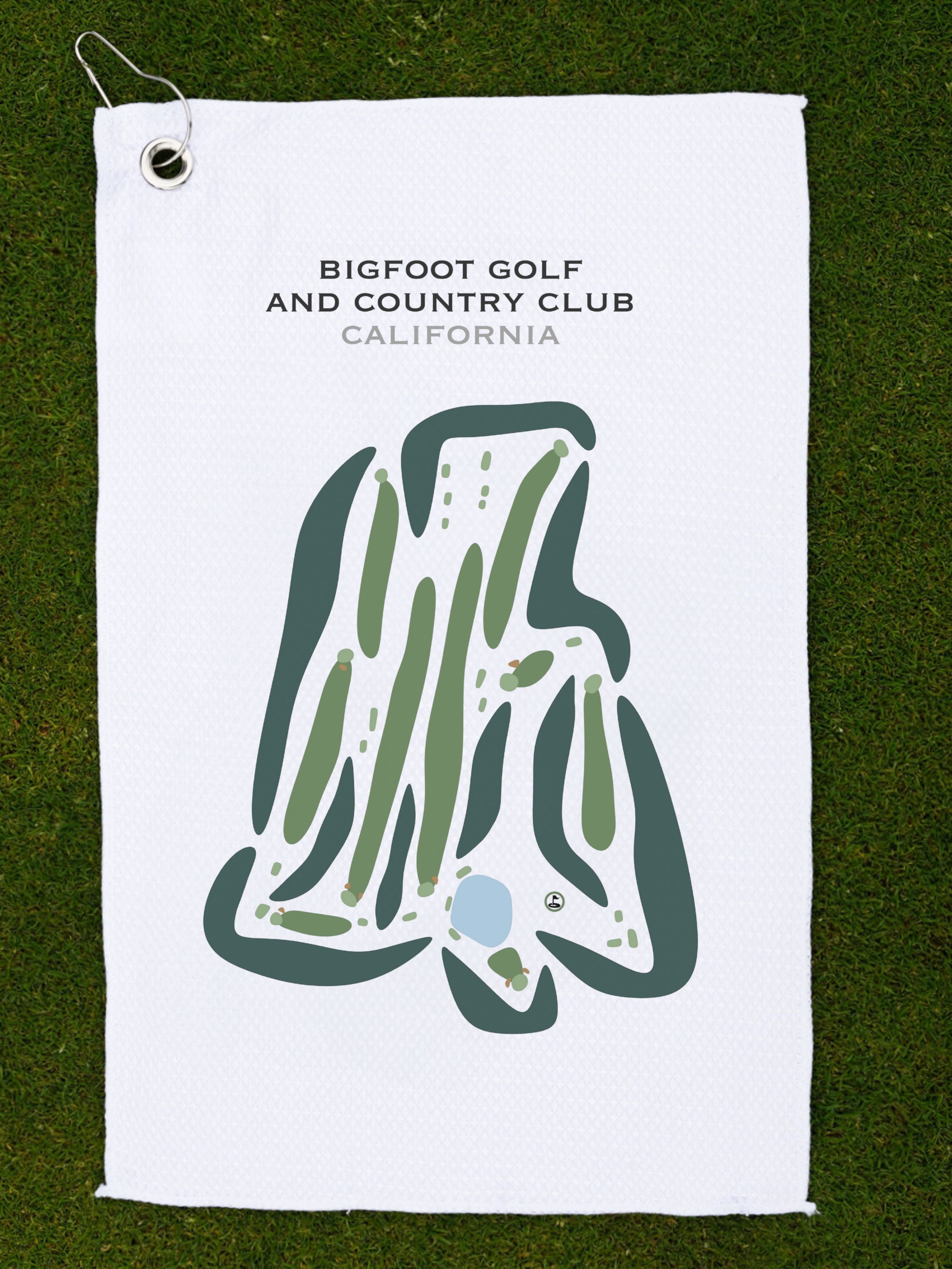 Bigfoot Golf & Country Club, California - Printed Golf Courses