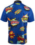 Big Bang Boom Mens Golf Polo Shirt by ReadyGOLF