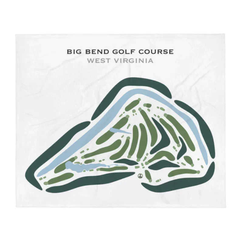Big Bend Golf Course, West Virginia - Printed Golf Courses