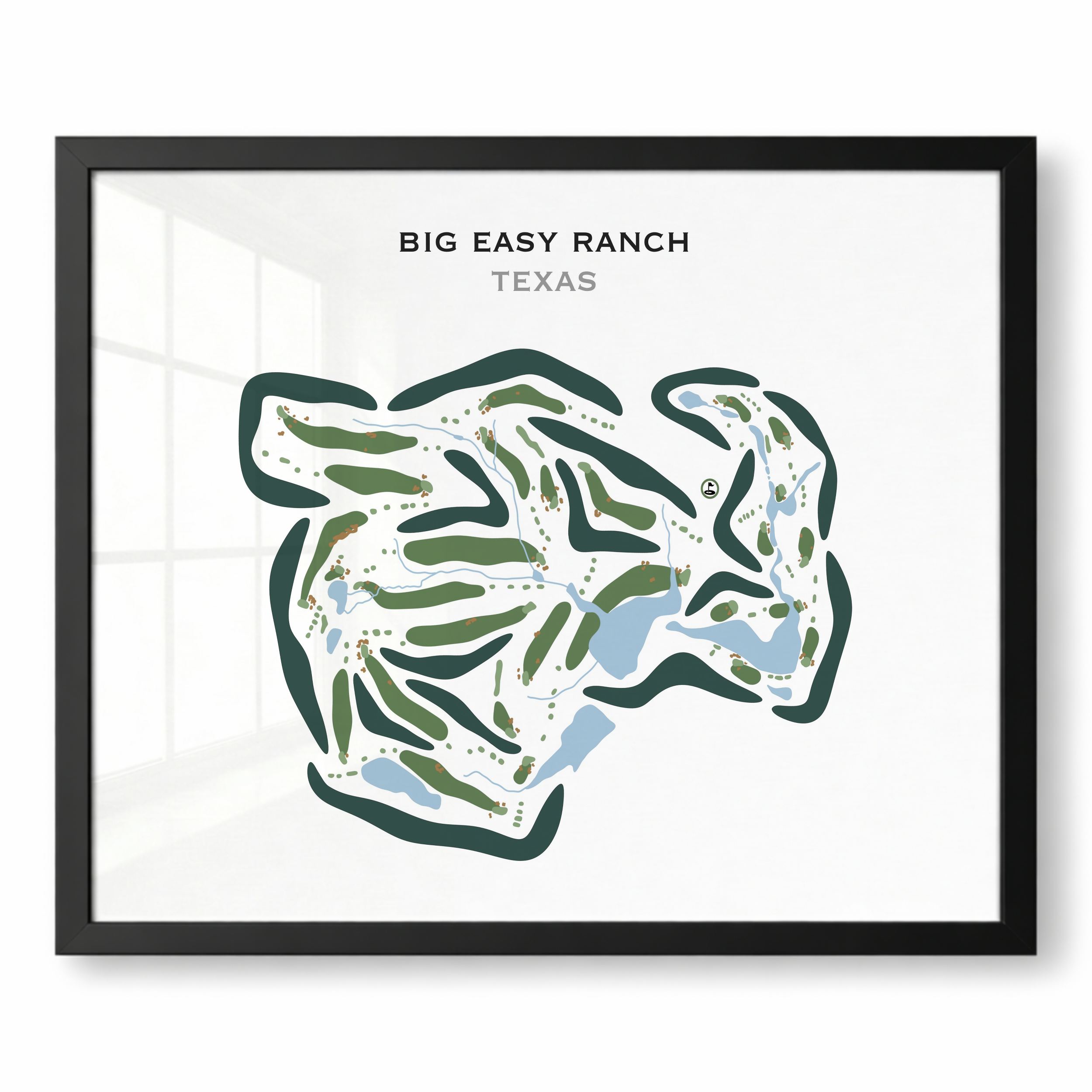 Big Easy Ranch, Texas - Printed Golf Courses