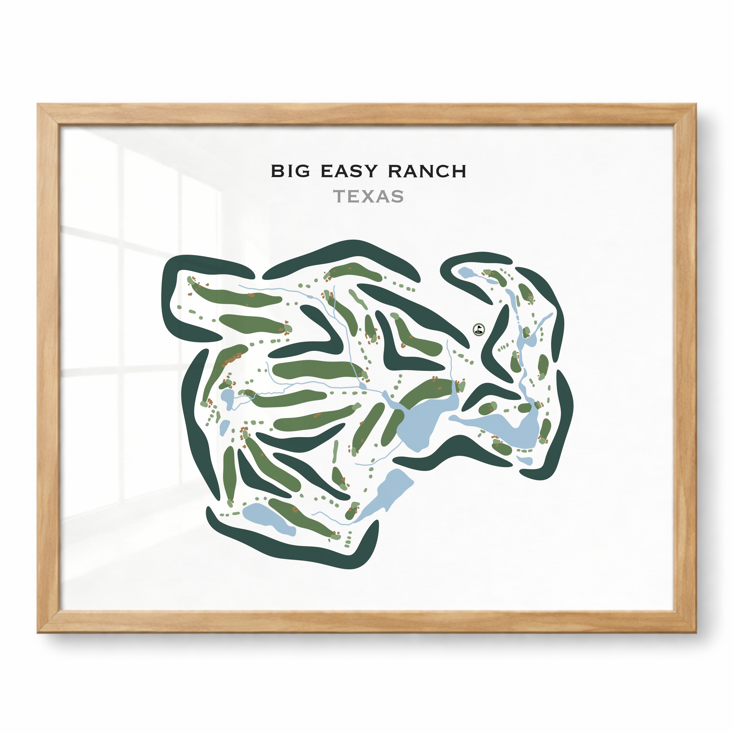 Big Easy Ranch, Texas - Printed Golf Courses