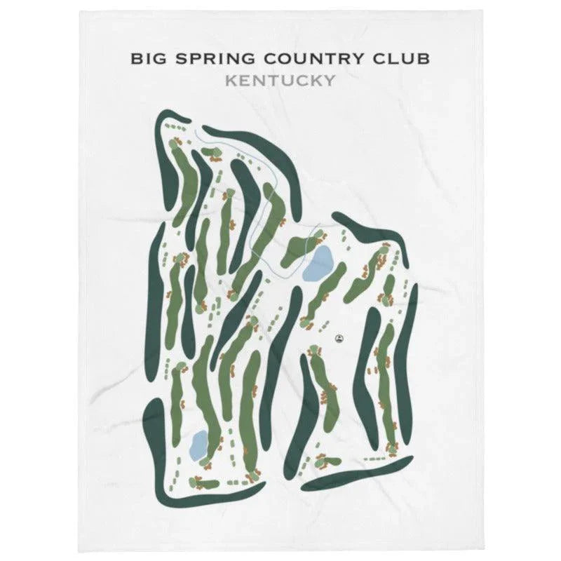 Big Spring Country Club, Kentucky - Printed Golf Course