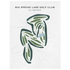 Big Spring Lake Golf Club, Alabama - Printed Golf Course
