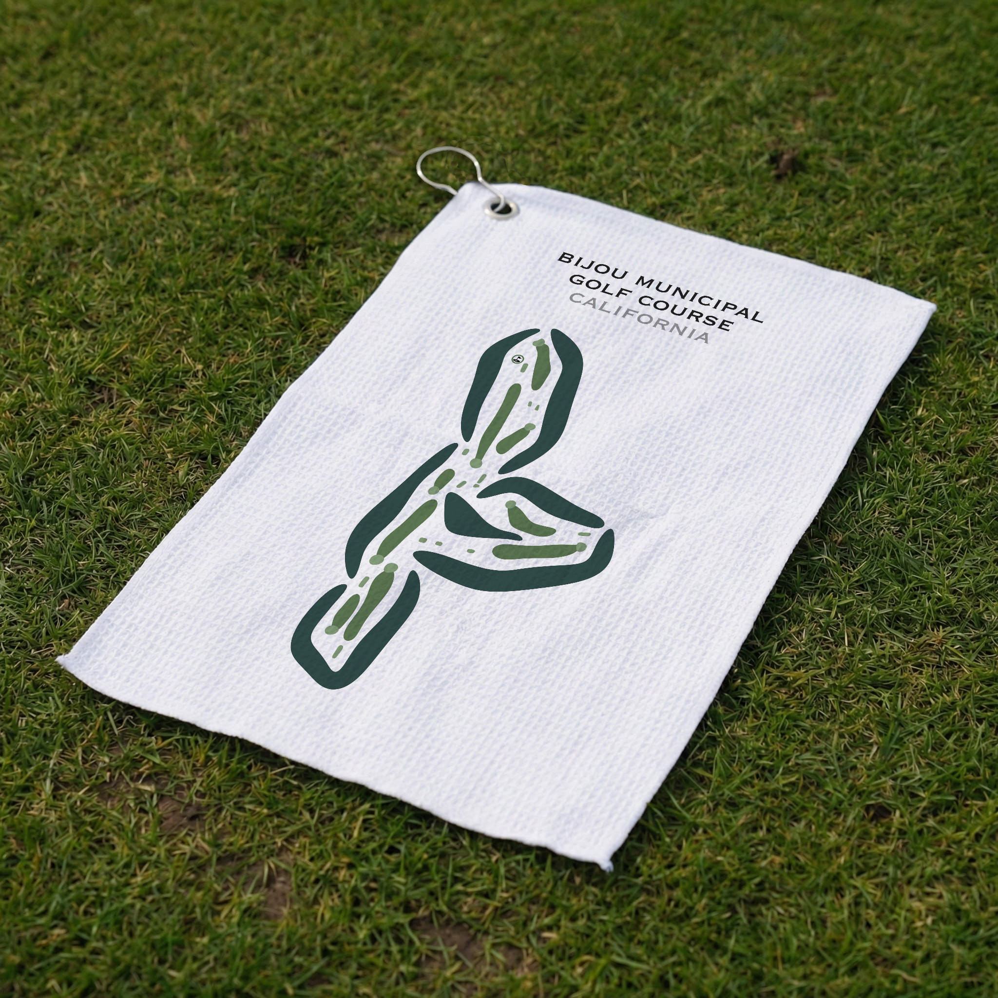 Bijou Municipal Golf Course, California - Printed Golf Courses