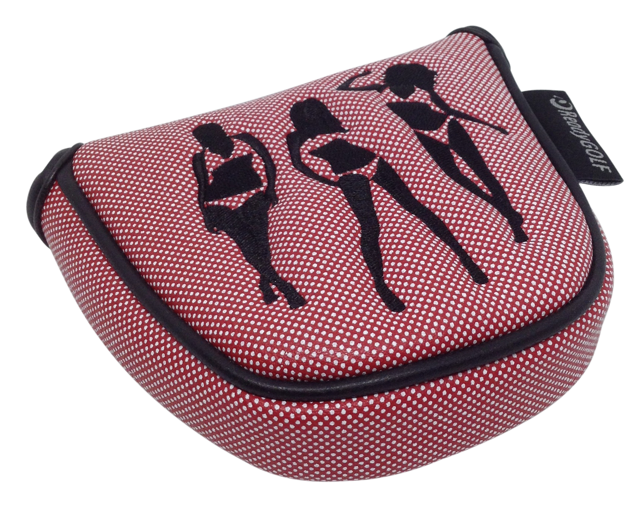 Polka Dot Bikini Girls Embroidered Putter Cover - Mallet