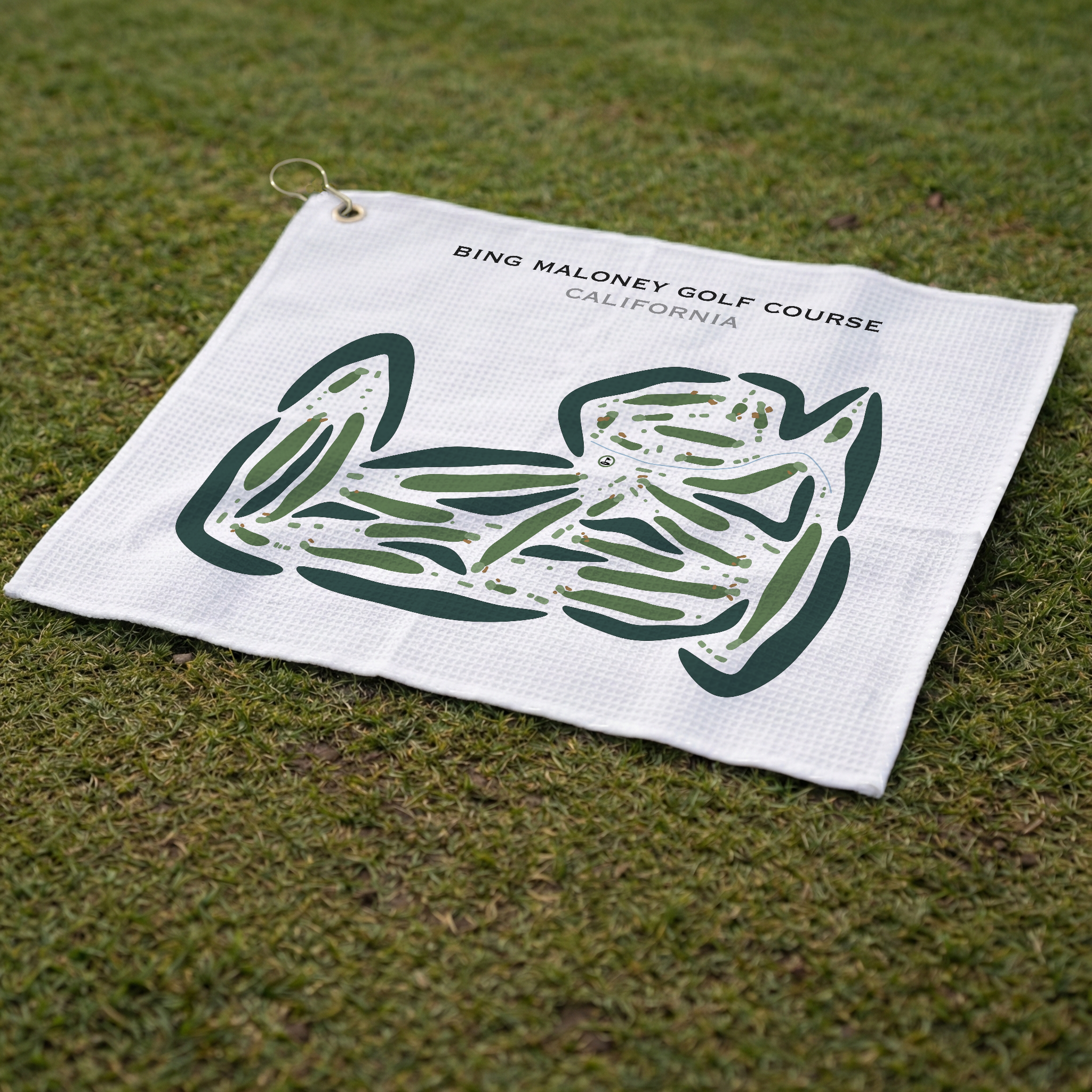 Bing Maloney Golf Course, California - Printed Golf Courses