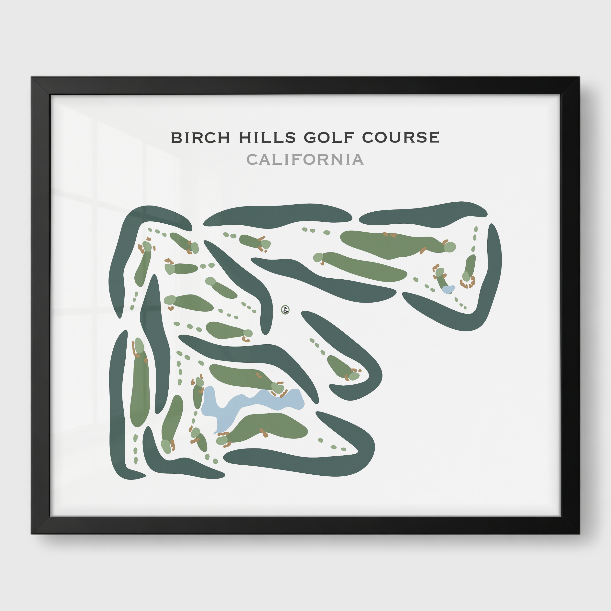 Birch Hills Golf Course, California - Printed Golf Courses