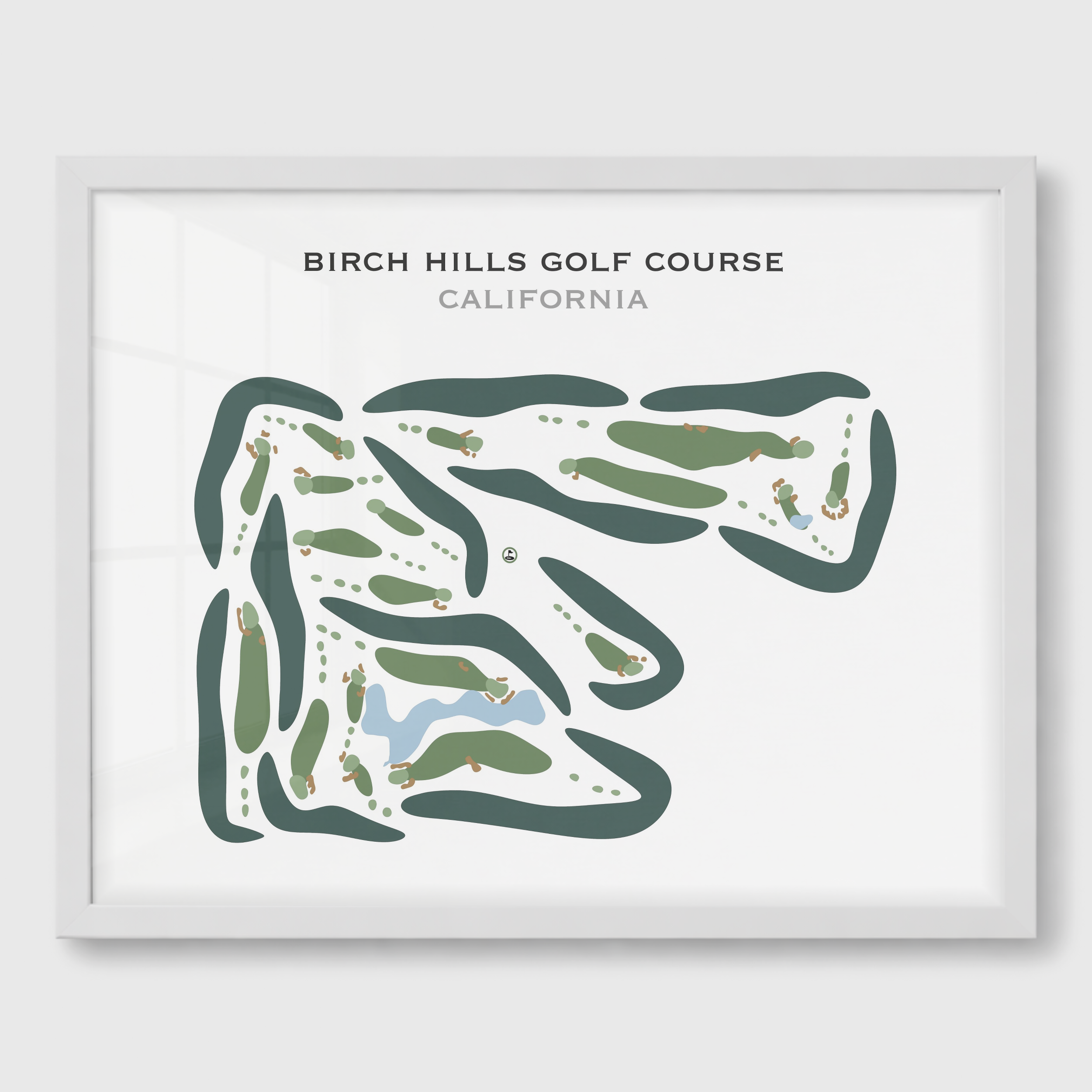 Birch Hills Golf Course, California - Printed Golf Courses