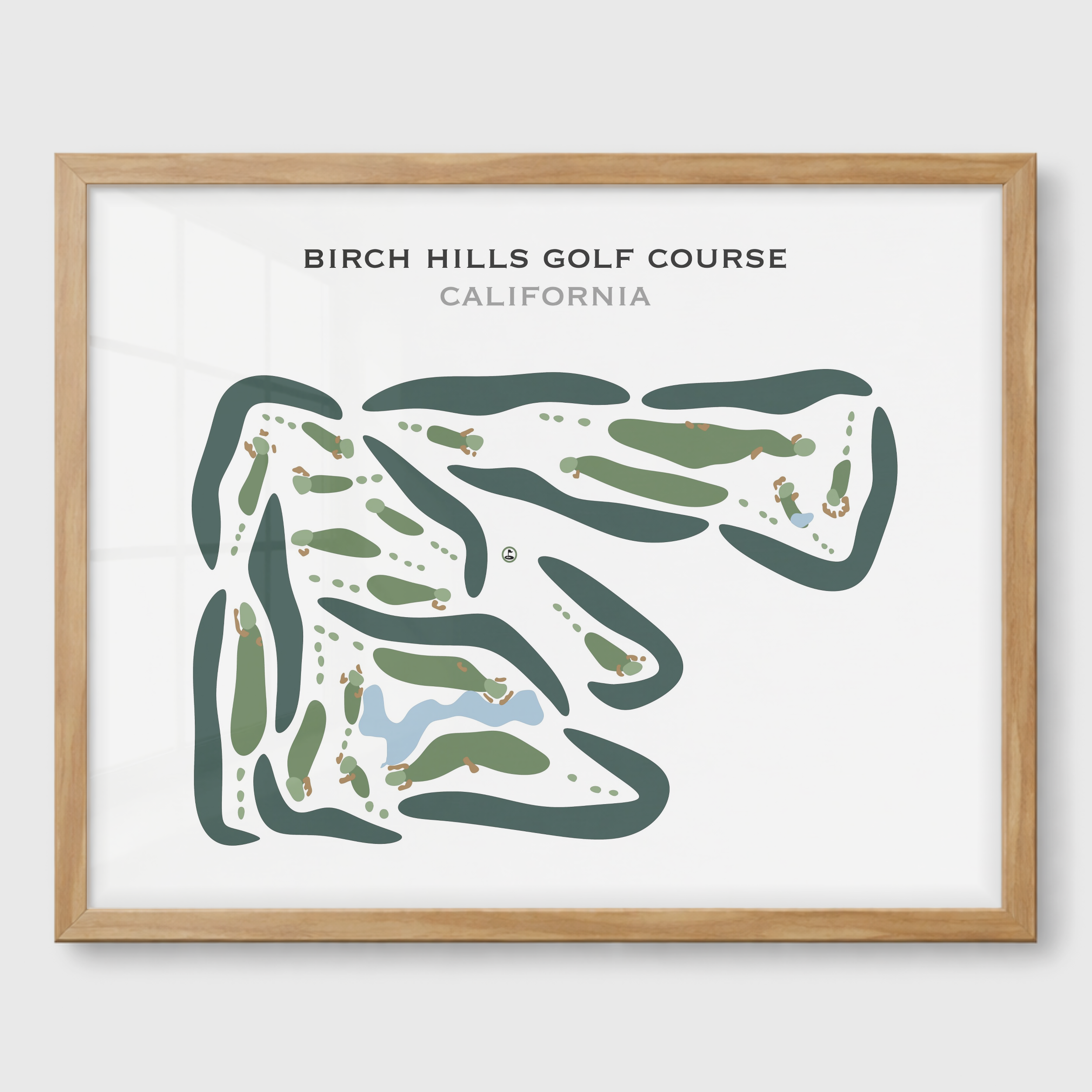 Birch Hills Golf Course, California - Printed Golf Courses