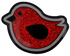 Birdie Hunting Red Glitter Ball Marker & Hat Clip by ReadyGOLF