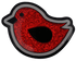 Birdie Hunting Red Glitter Ball Marker & Hat Clip by ReadyGOLF