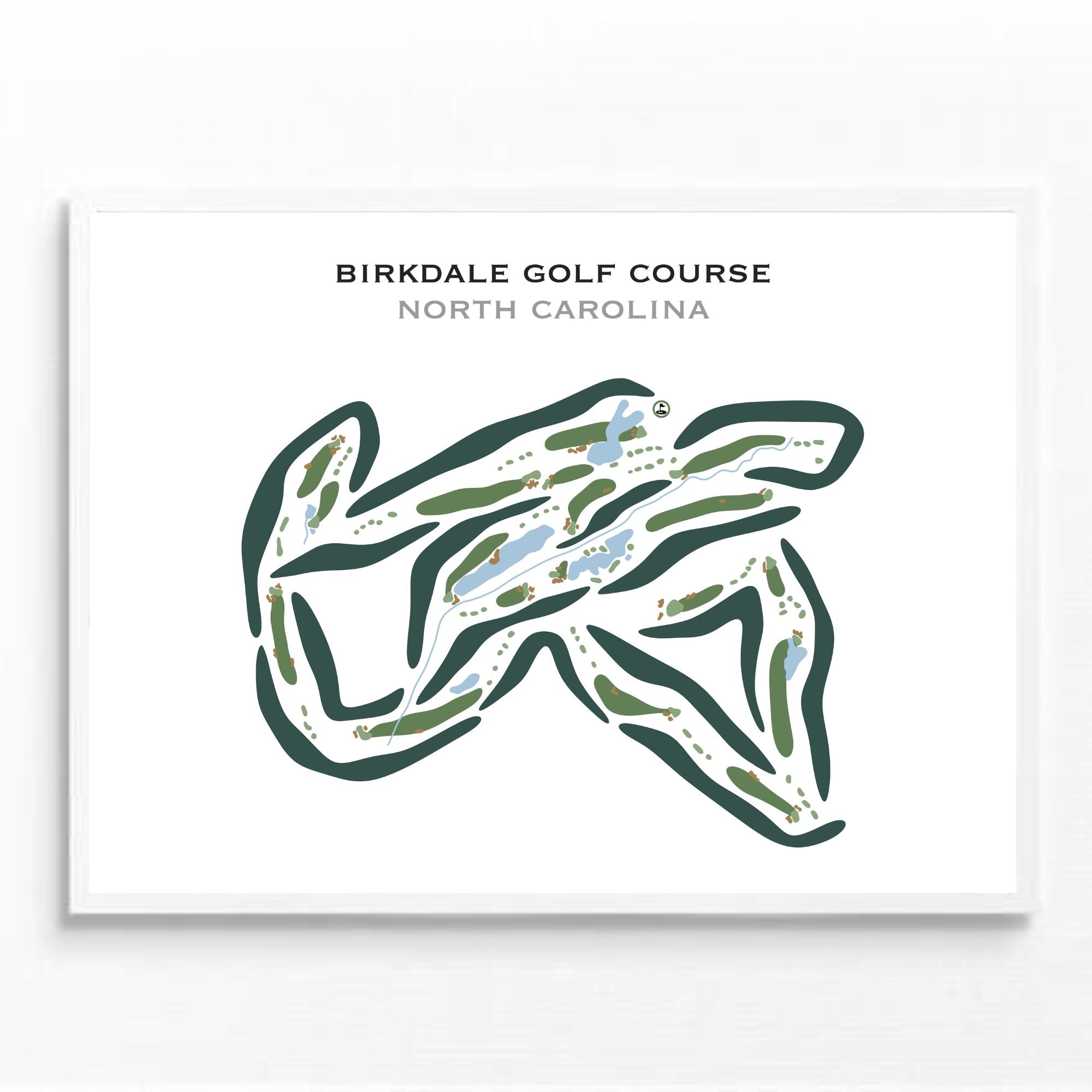 Birkdale Golf Course, North Carolina - Printed Golf Courses