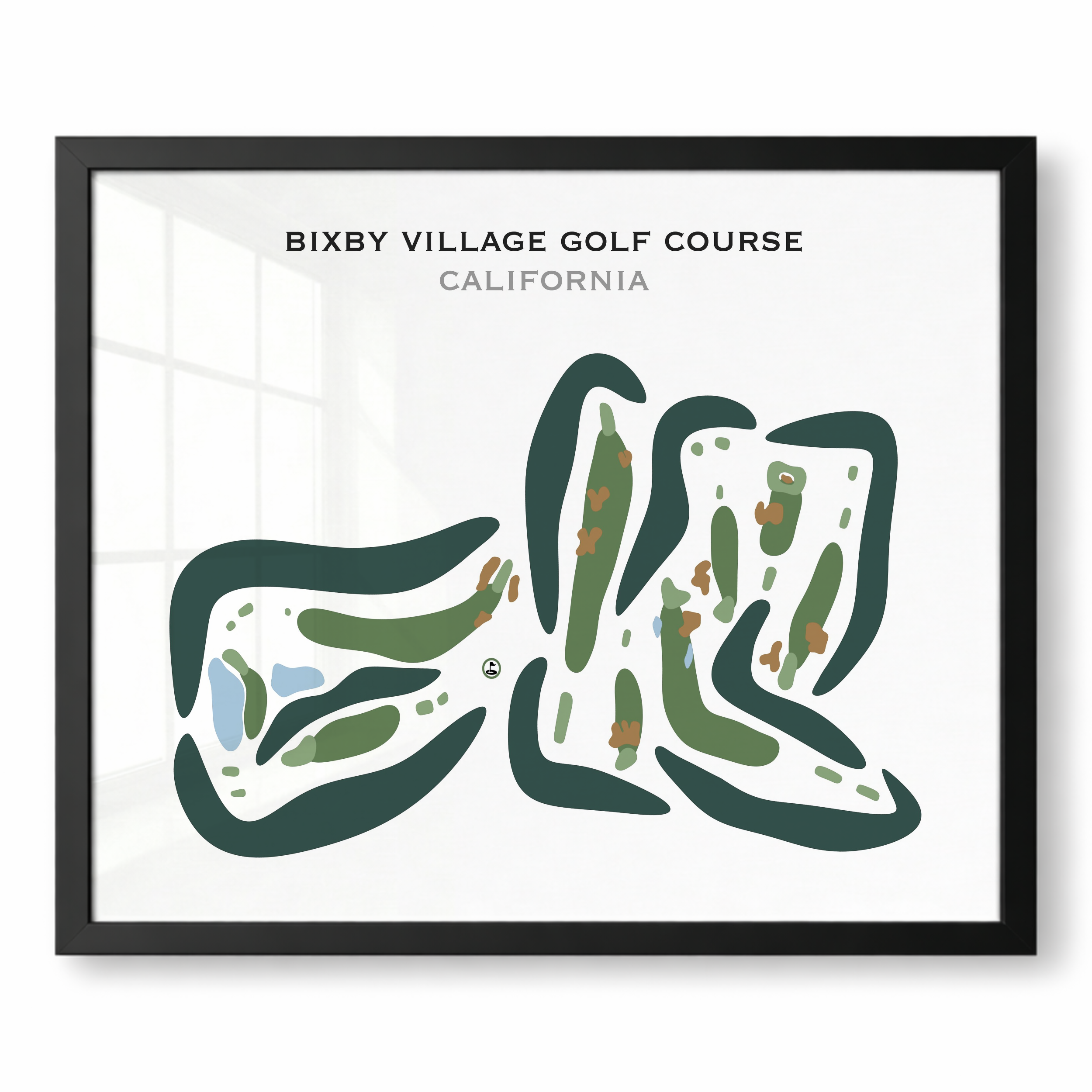 Bixby Village Golf Course, California - Printed Golf Courses