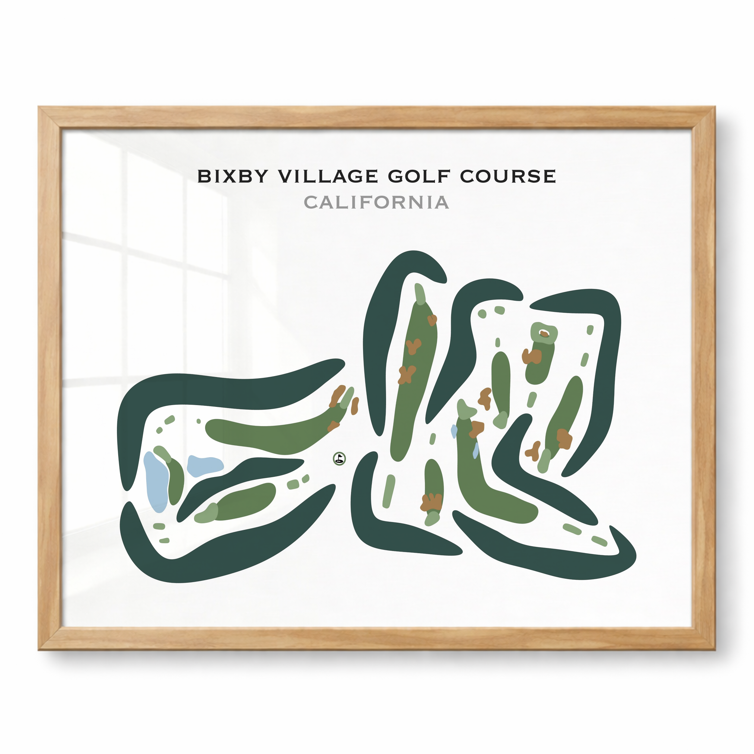 Bixby Village Golf Course, California - Printed Golf Courses