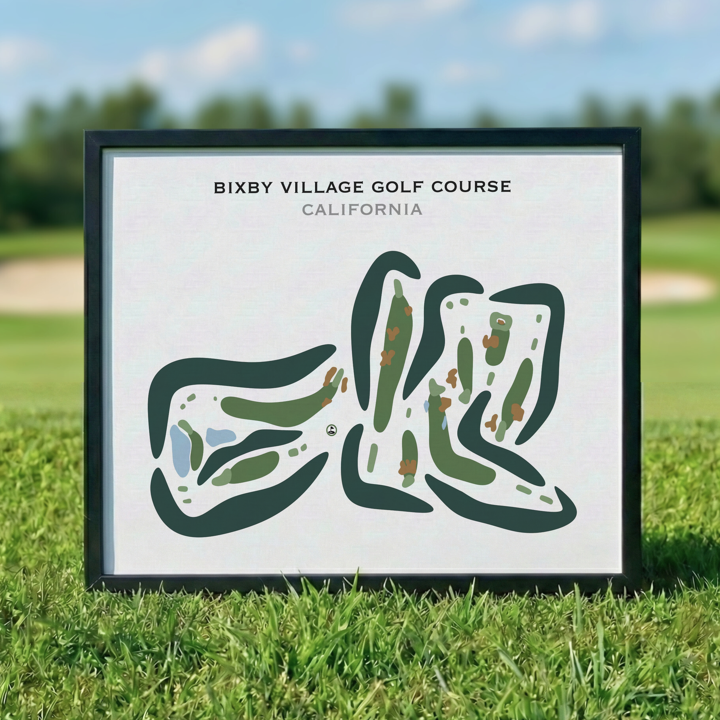 Bixby Village Golf Course, California - Printed Golf Courses