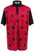 Black Widow Red Mens Golf Polo Shirt by ReadyGOLF
