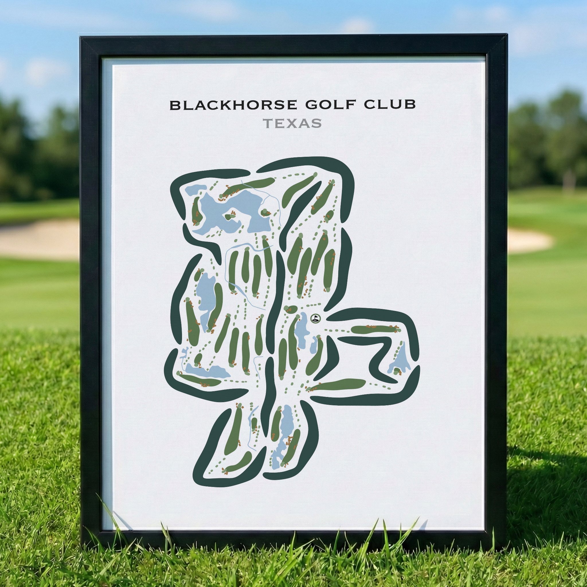 BlackHorse Golf Club, Texas - Printed Golf Courses