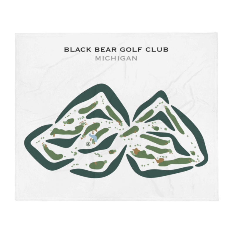 Black Bear Golf Club, Michigan - Printed Golf Courses