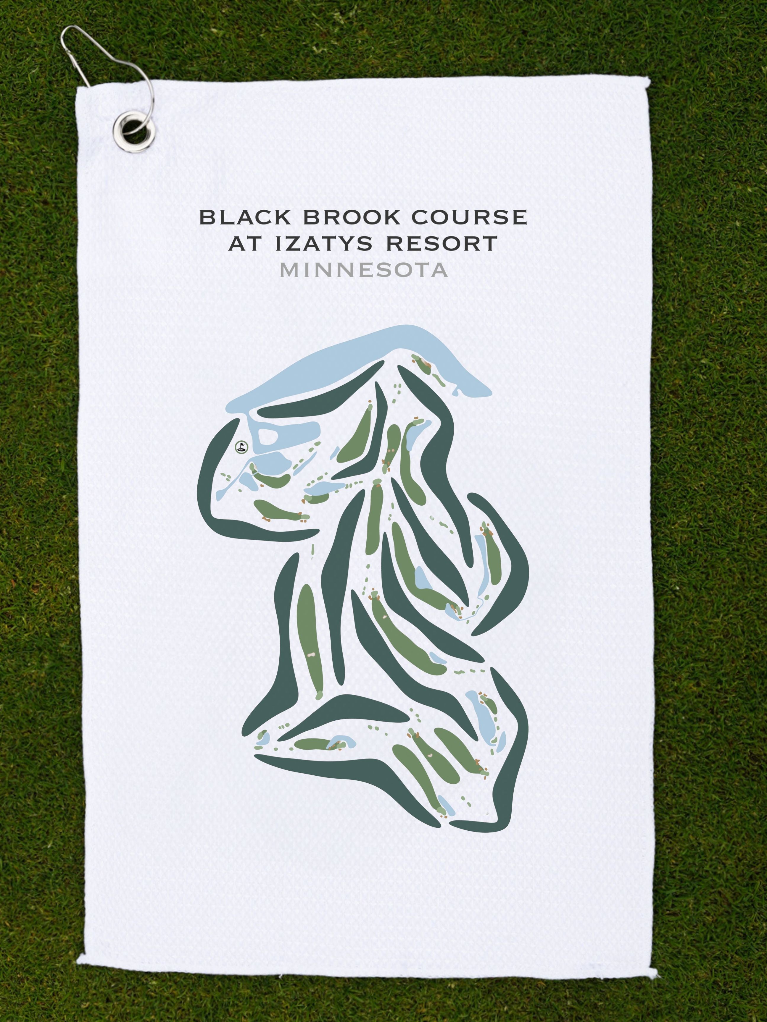 Black Brook at Izatys Golf Resort, Minnesota - Printed Golf Courses