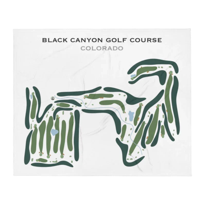 Black Canyon Golf Course, Colorado - Printed Golf Course