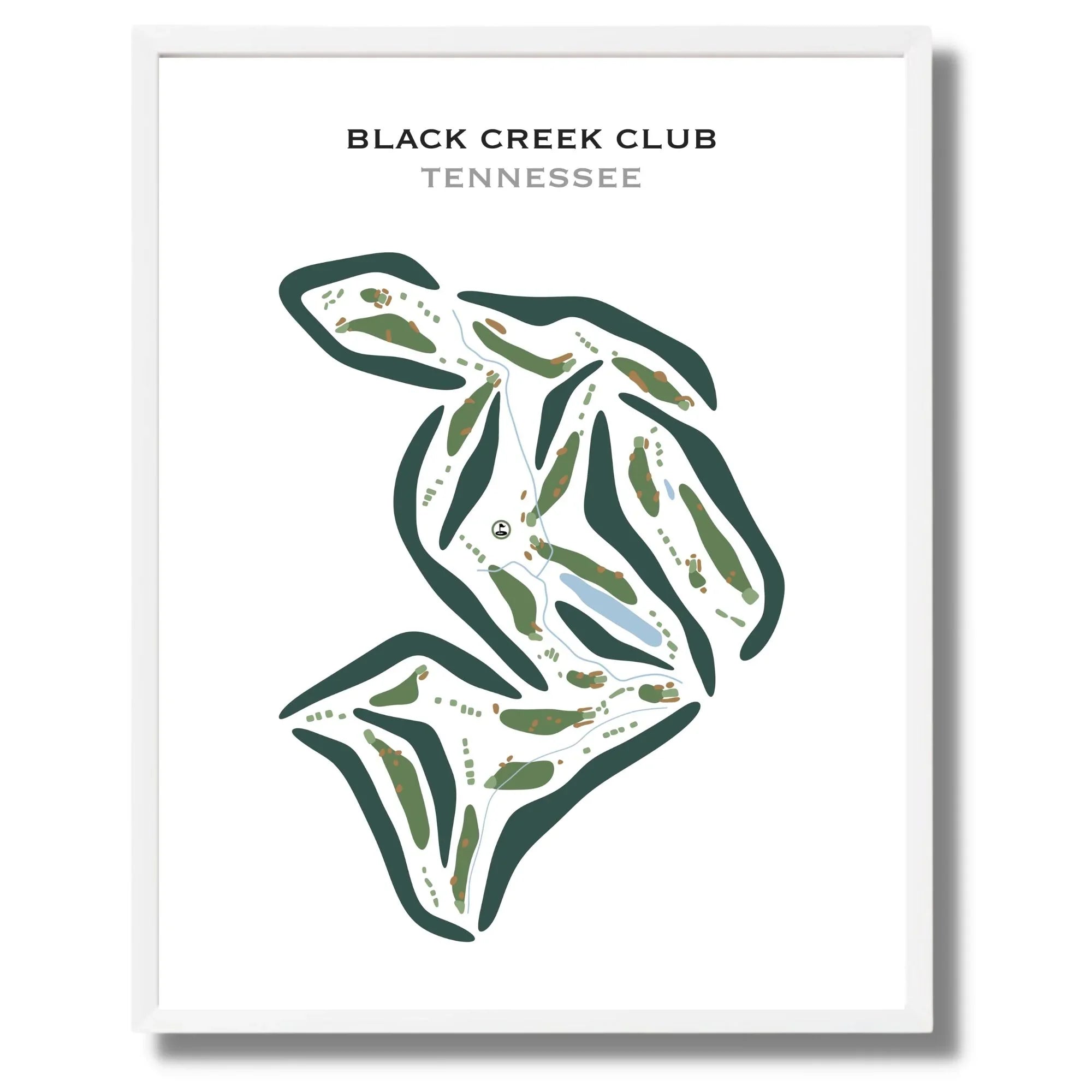Black Creek Club, Tennessee - Printed Golf Courses