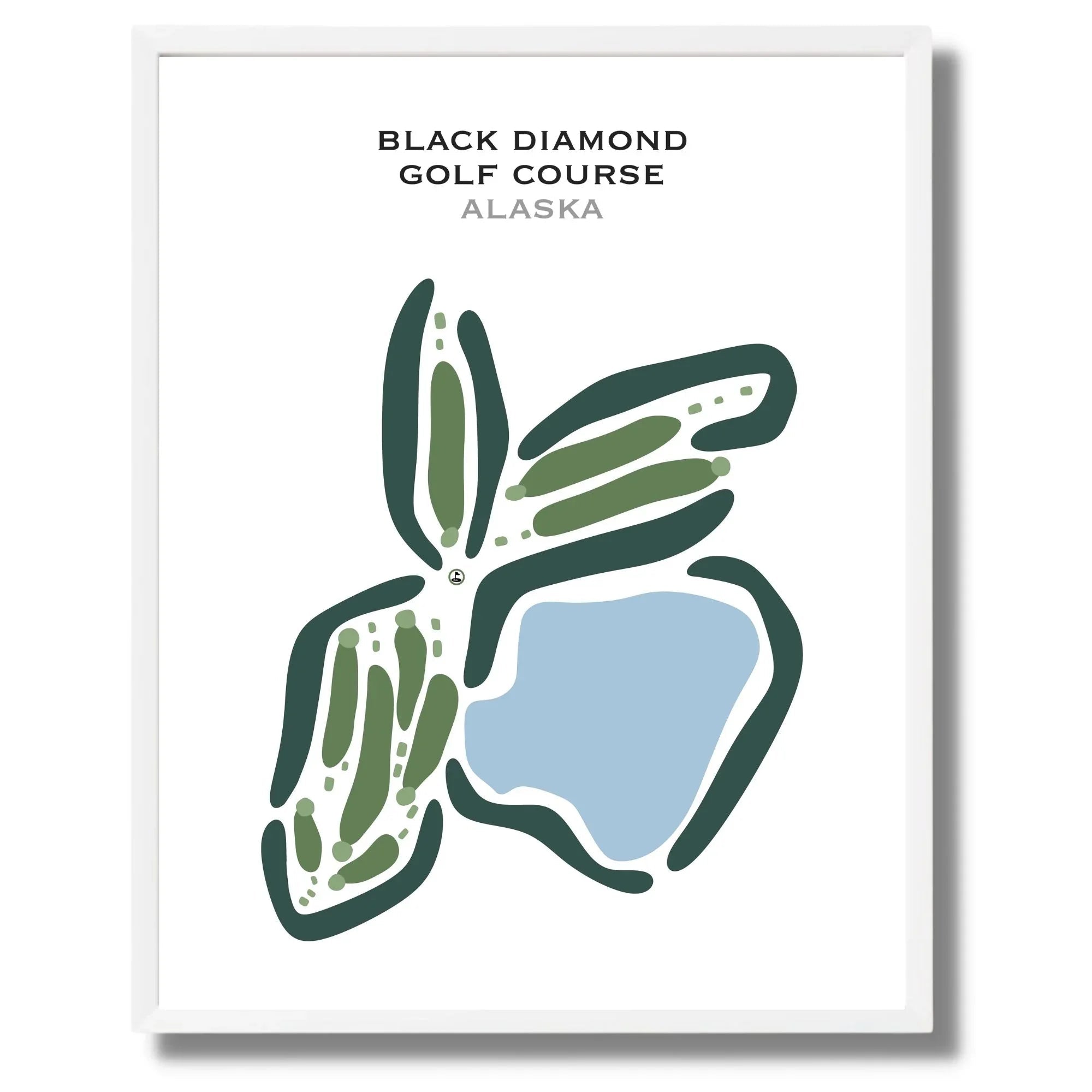Black Diamond Golf Course, Alaska - Printed Golf Courses
