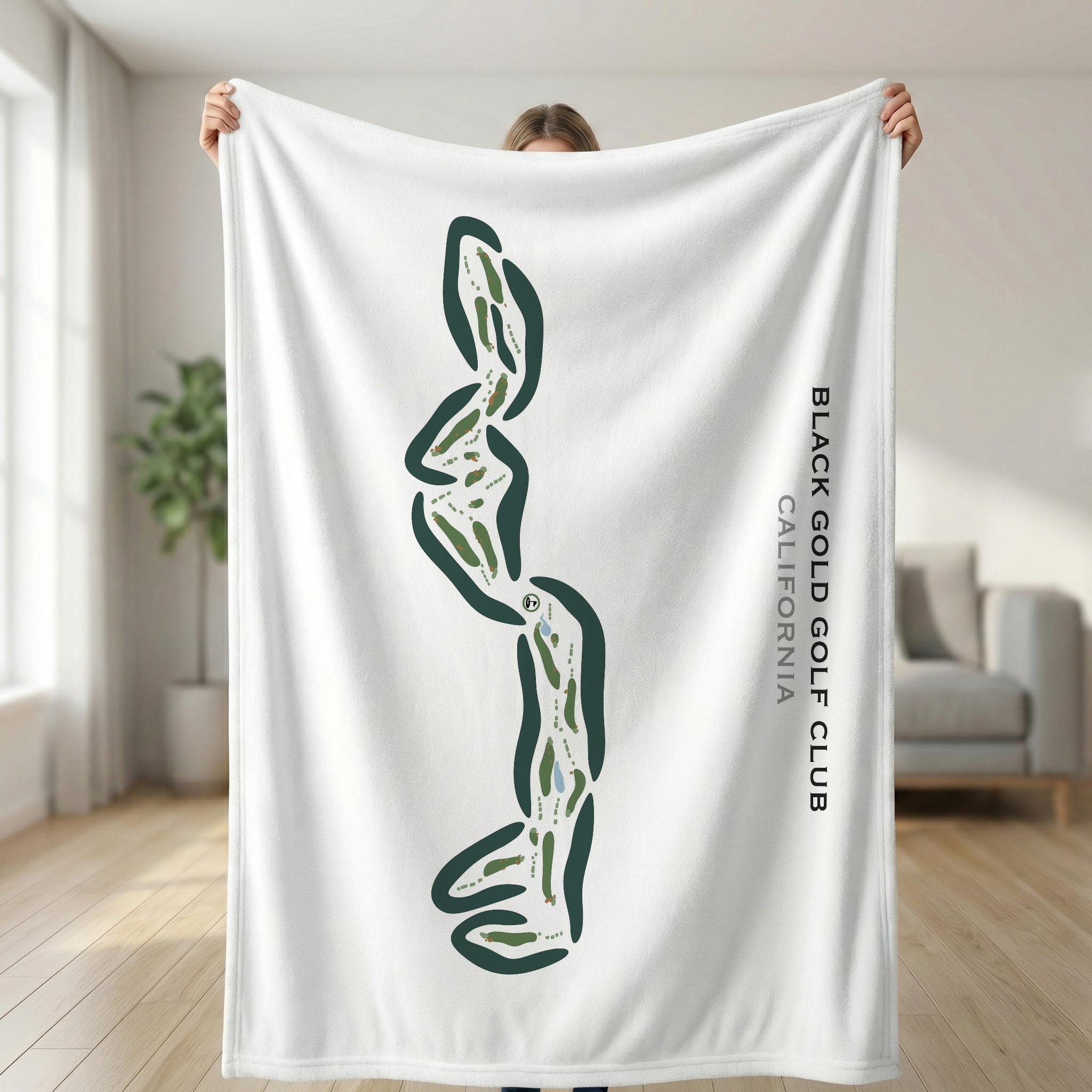 Black Gold Golf Club, California - Printed Golf Courses