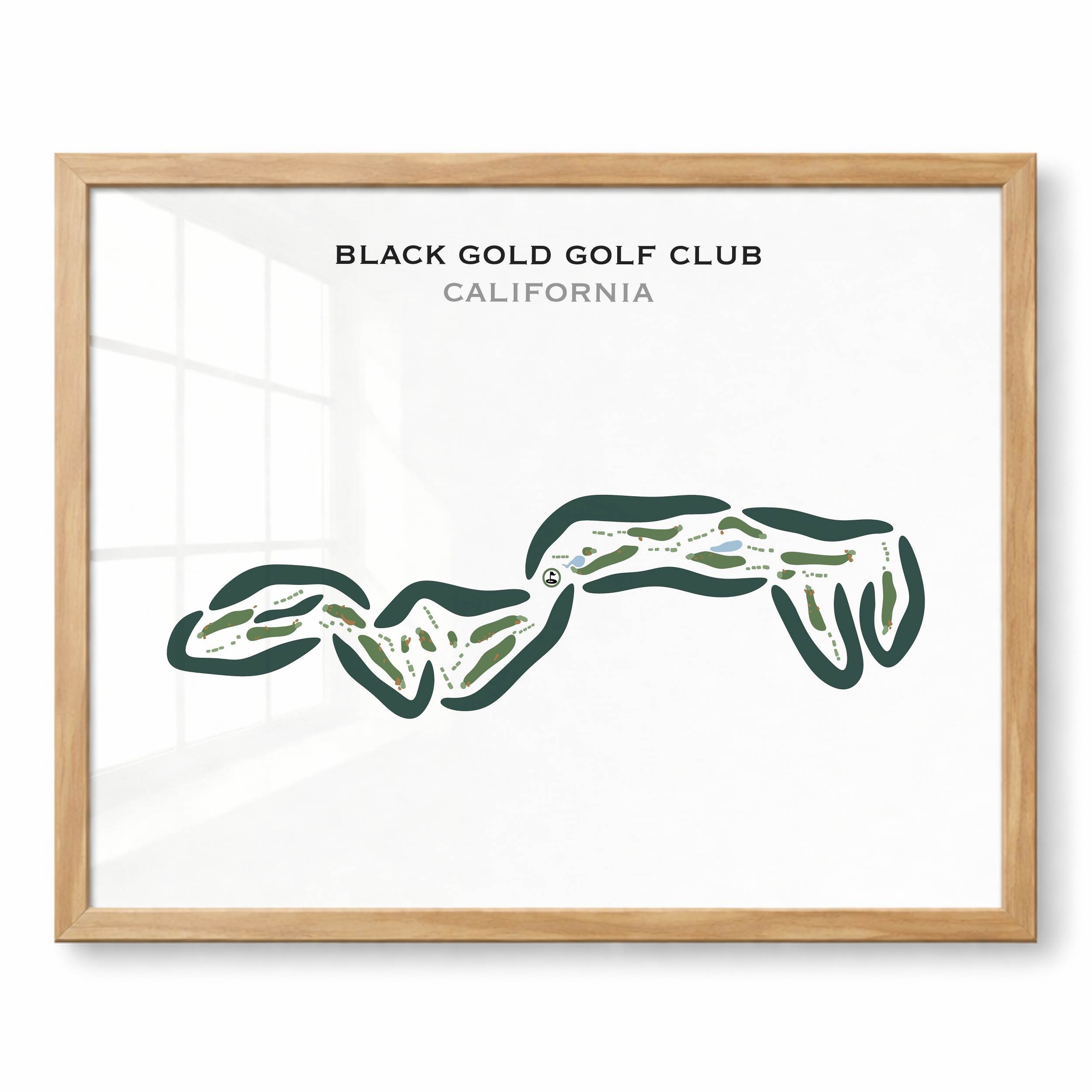 Black Gold Golf Club, California - Printed Golf Courses