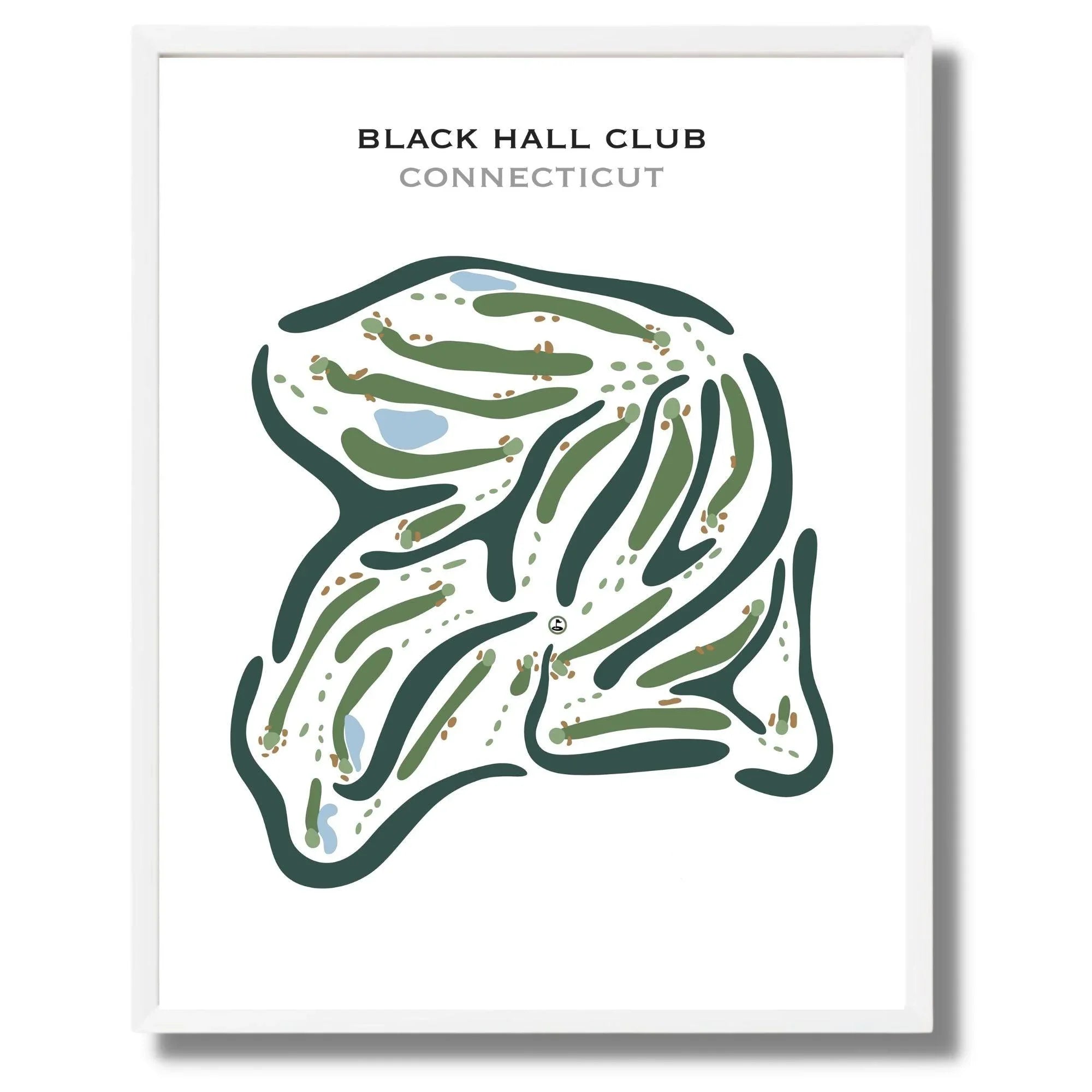Black Hall Club, Connecticut - Printed Golf Courses