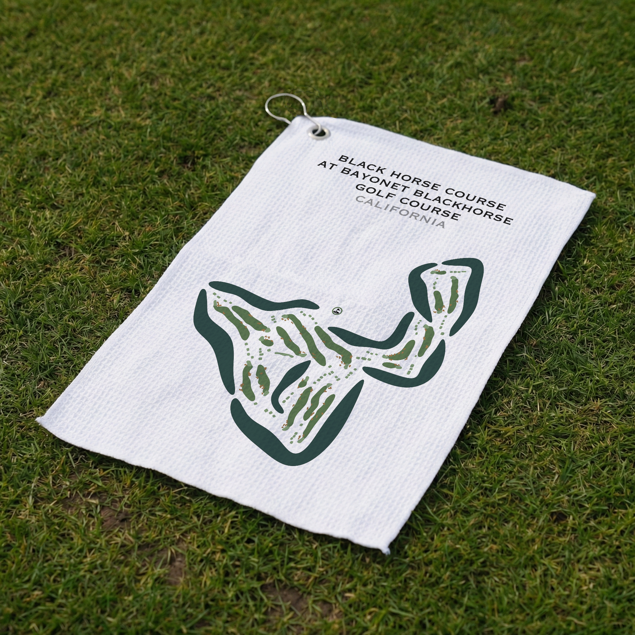 Black Horse Course at Bayonet Blackhorse Golf Course, California - Printed Golf Courses