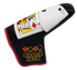 Black Jack Embroidered Blade Putter Cover by ReadyGOLF