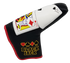 Black Jack Embroidered Blade Putter Cover by ReadyGOLF