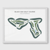 Black Oak Golf Course, California - Printed Golf Courses