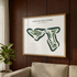 Black Oak Golf Course, California - Printed Golf Courses