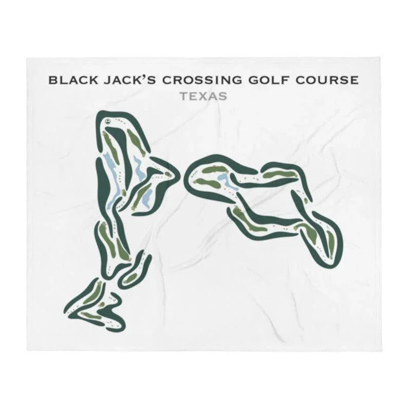 Black Jack's Crossing Golf Course, Texas - Printed Golf Courses