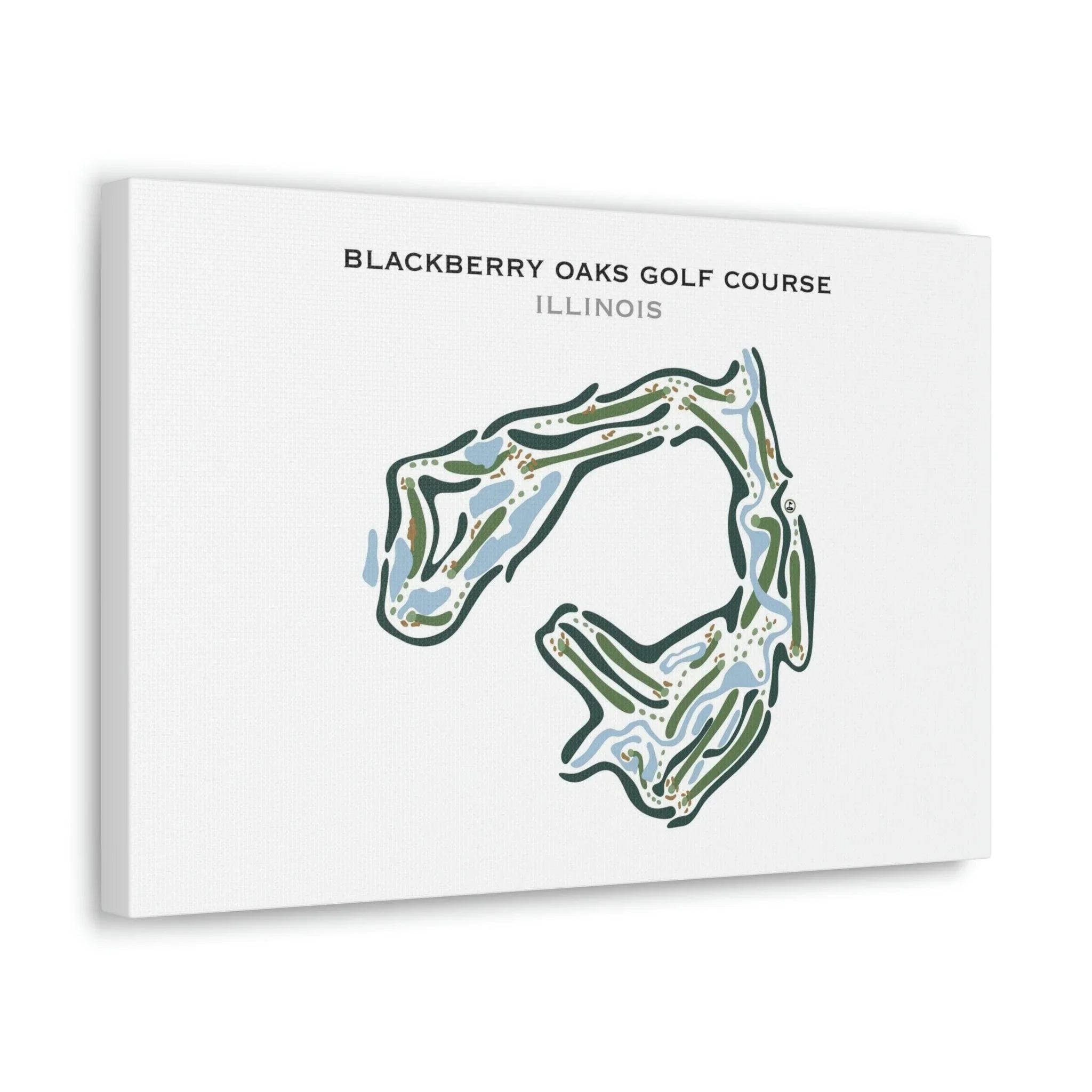 Blackberry Oaks Golf Course, Illinois - Printed Golf Courses
