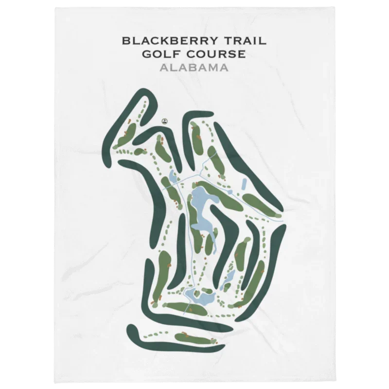 Blackberry Trail Golf Course, Alabama - Printed Golf Course
