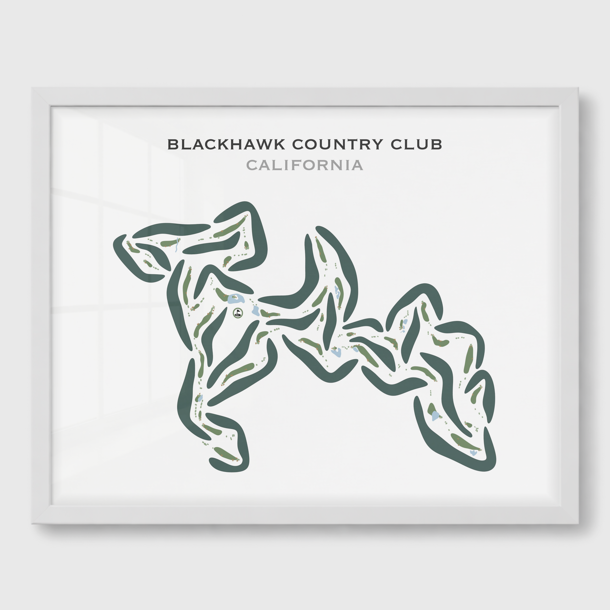 Blackhawk Country Club, California - Printed Golf Courses