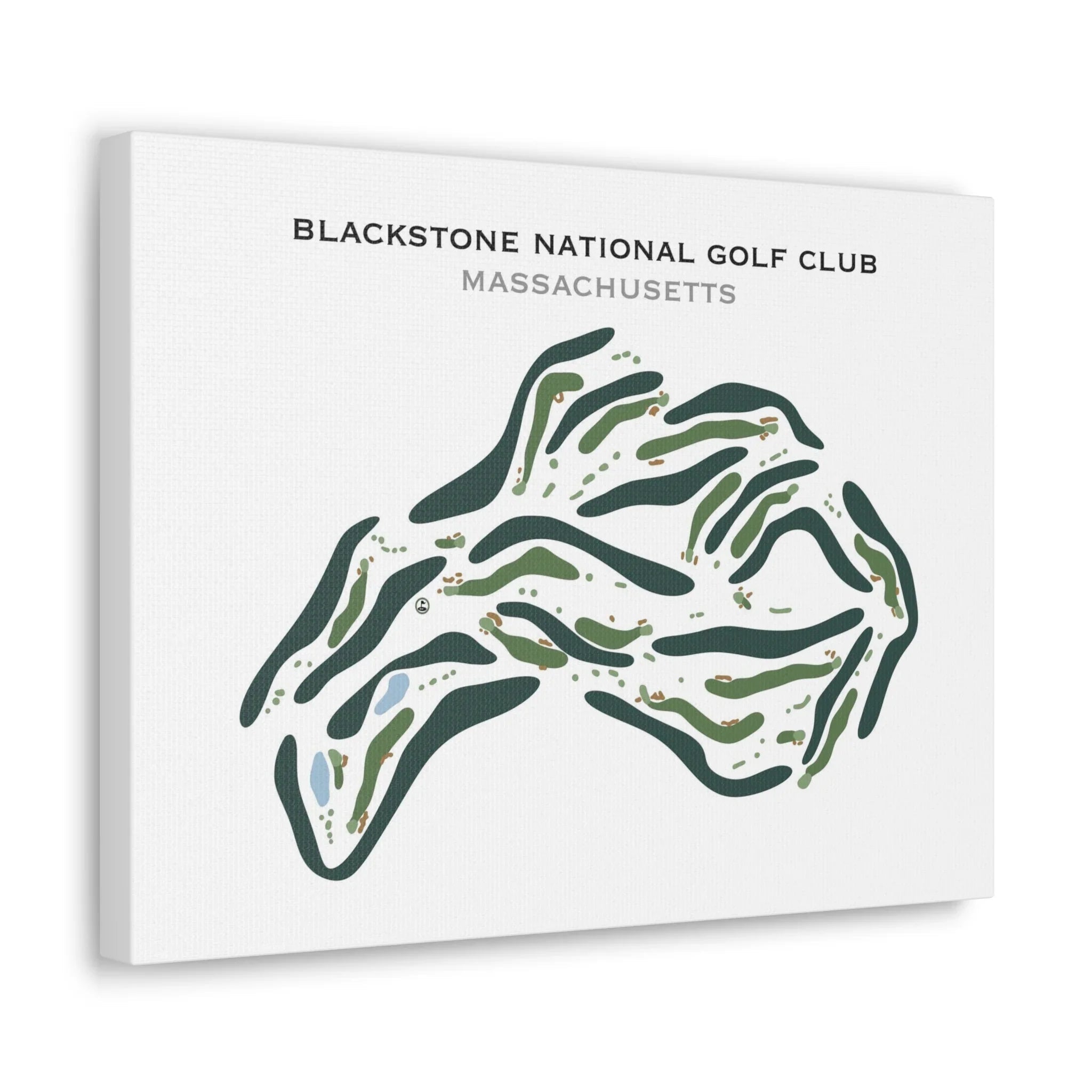 Blackstone National Golf Club, Massachusetts - Printed Golf Course