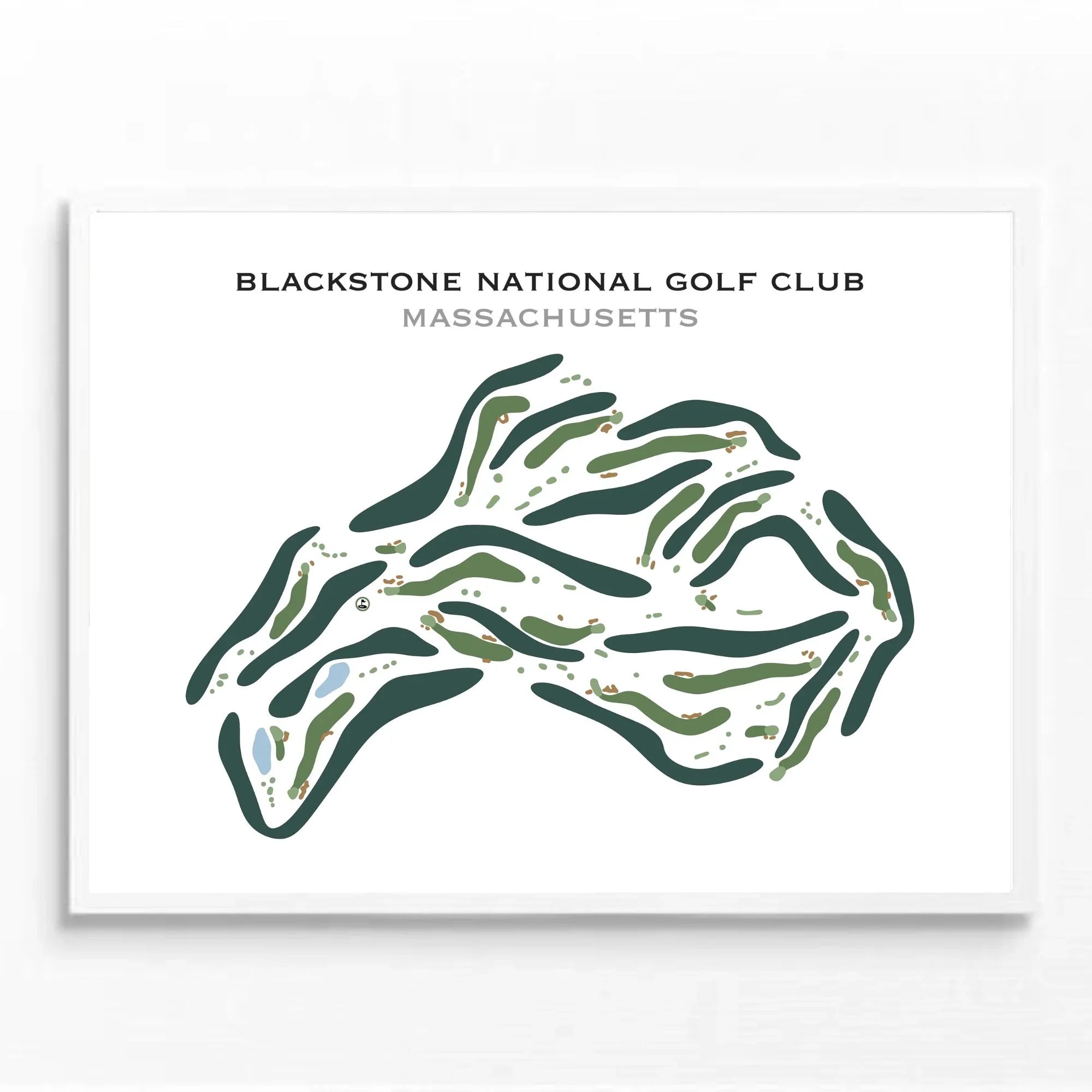 Blackstone National Golf Club, Massachusetts - Printed Golf Course