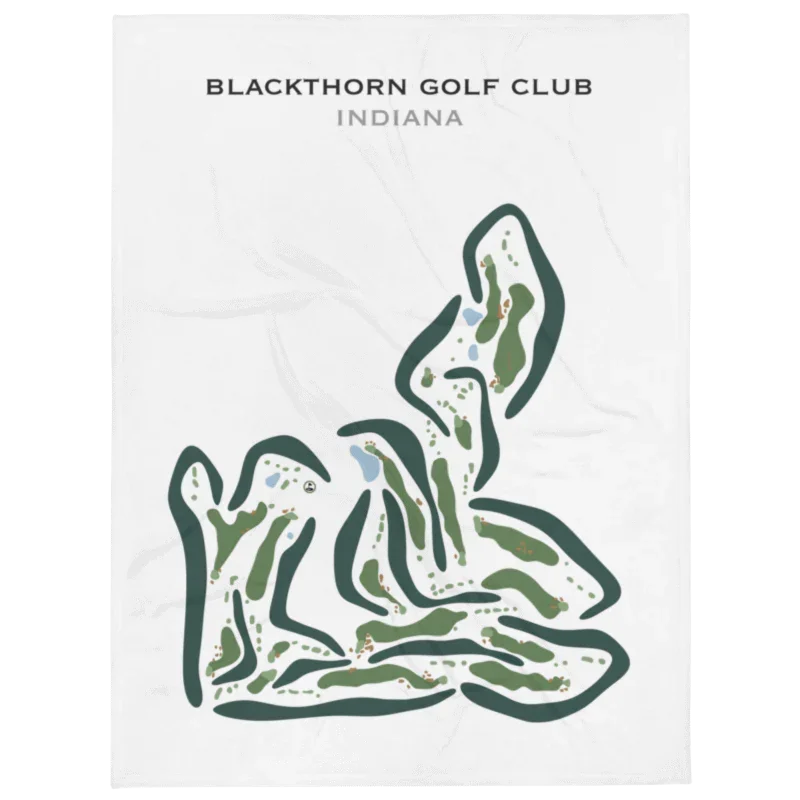 Blackthorn Golf Club, Indiana - Printed Golf Courses