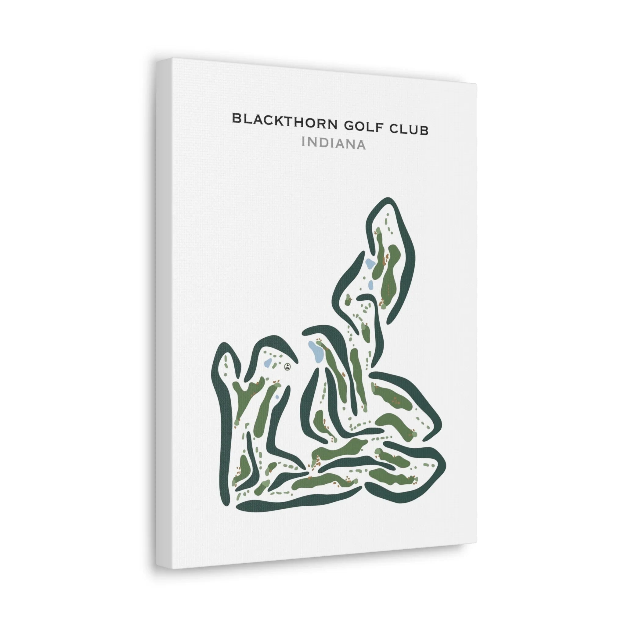 Blackthorn Golf Club, Indiana - Printed Golf Courses