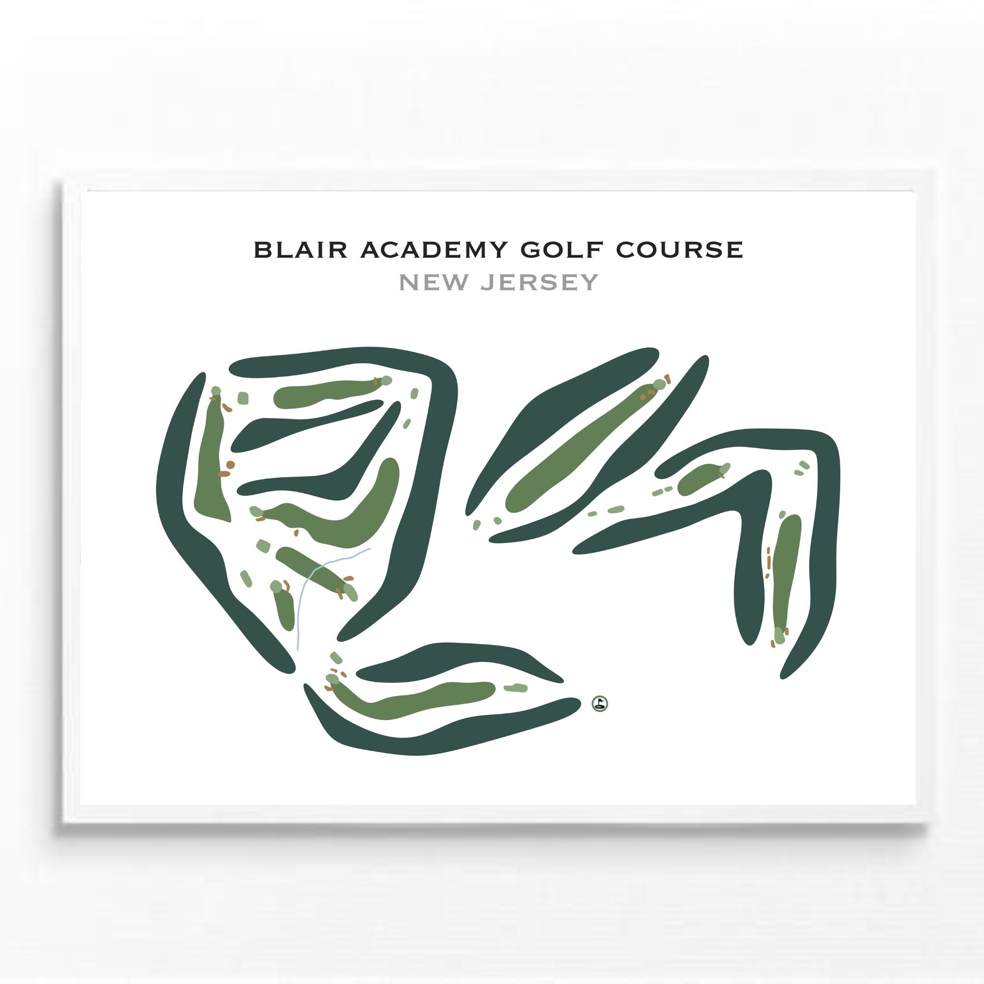 Blair Academy Golf Course, New Jersey - Printed Golf Courses
