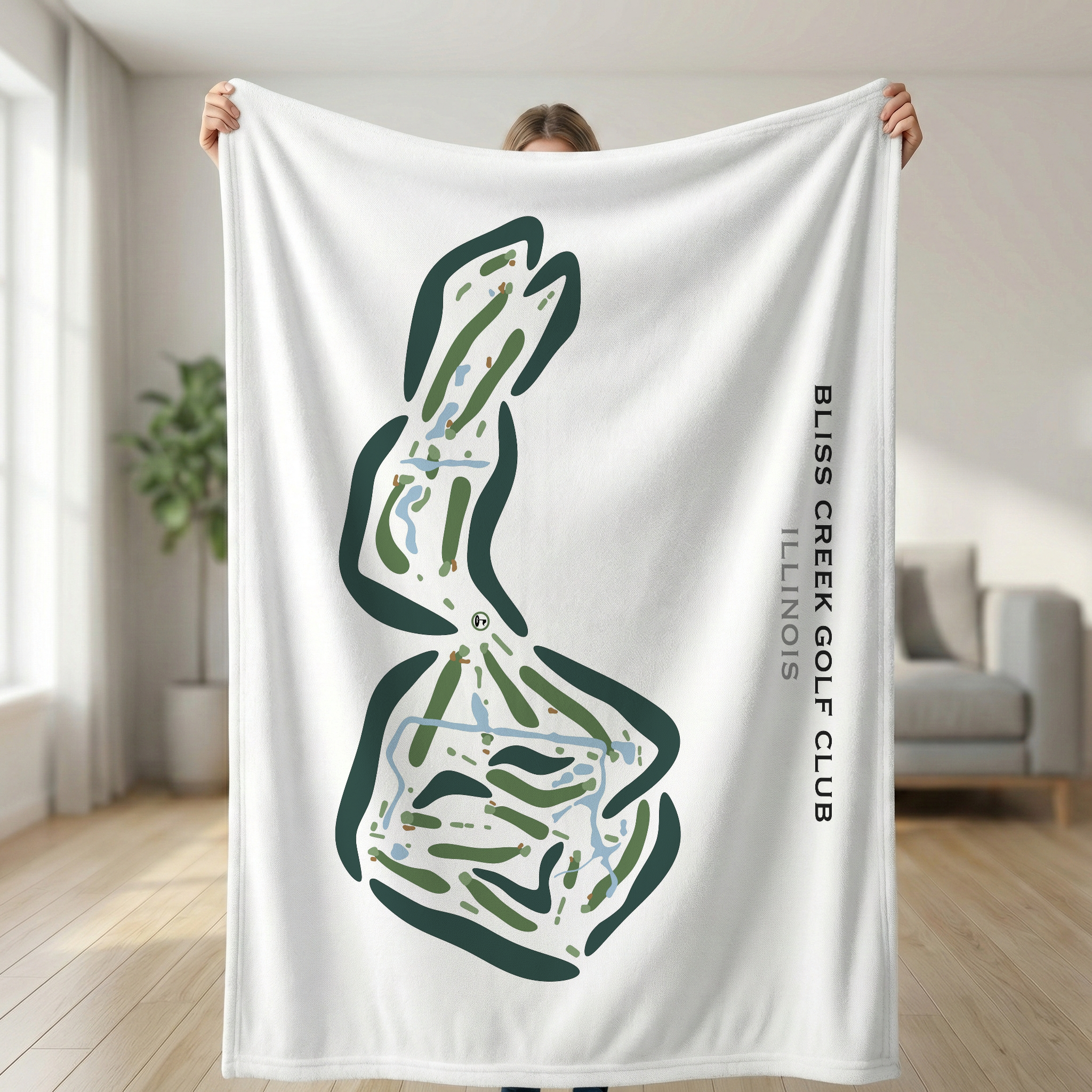 Bliss Creek Golf Club, Illinois - Printed Golf Courses