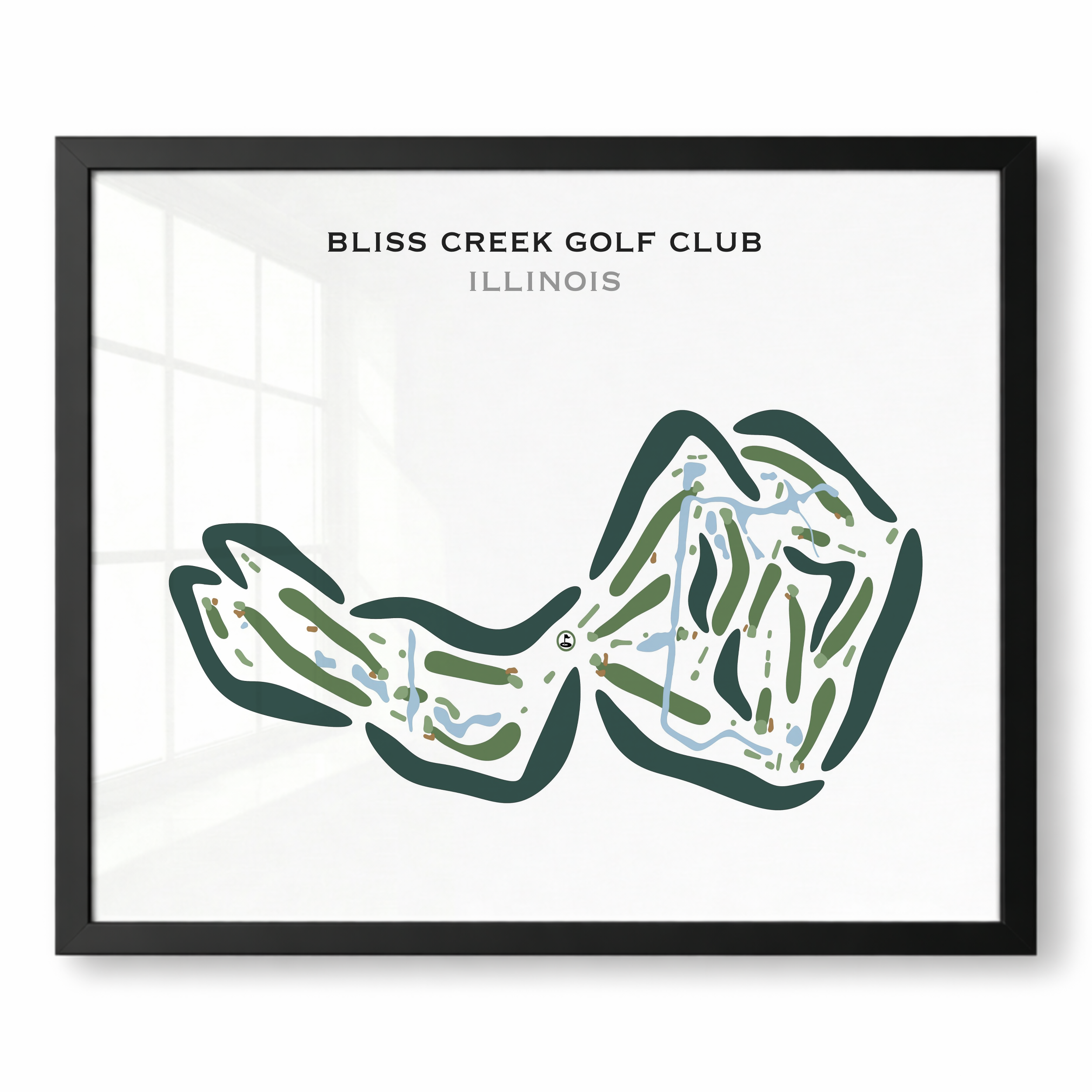 Bliss Creek Golf Club, Illinois - Printed Golf Courses