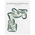 Bloomington Country Club, Indiana - Printed Golf Courses