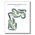 Bloomington Country Club, Indiana - Printed Golf Courses