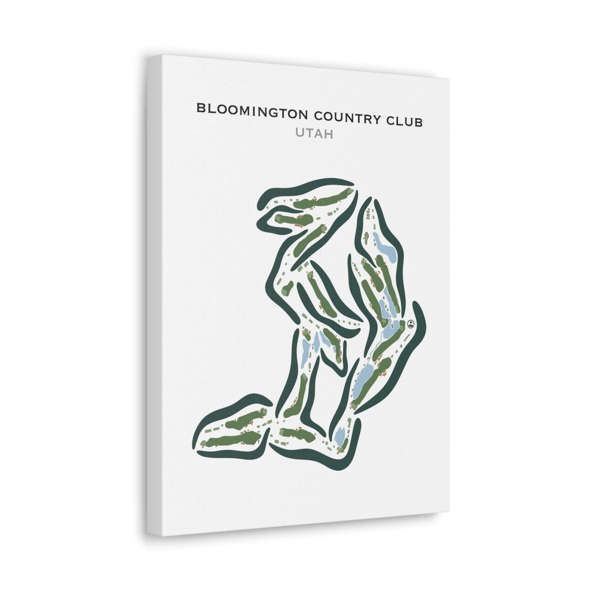 Bloomington Country Club, St George Utah - Printed Golf Courses