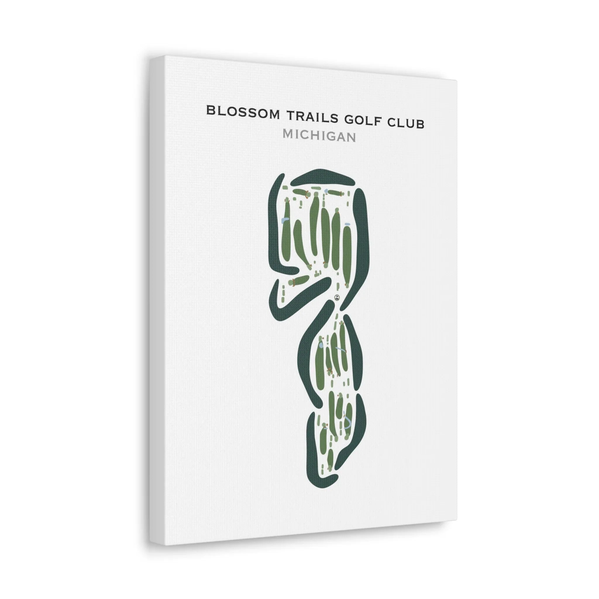 Blossom Trails Golf Club, Michigan - Printed Golf Courses