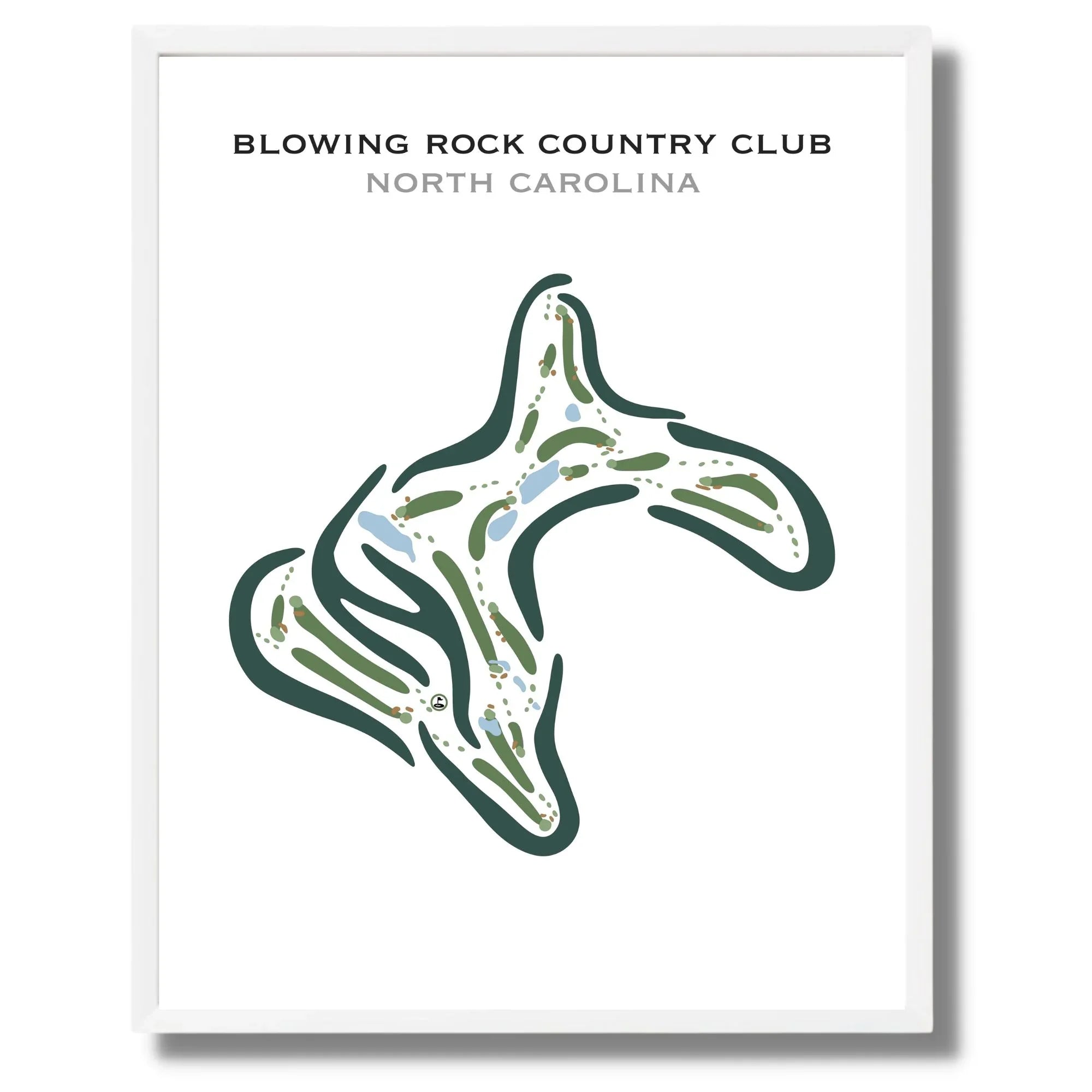 Blowing Rock Country Club, North Carolina - Printed Golf Courses